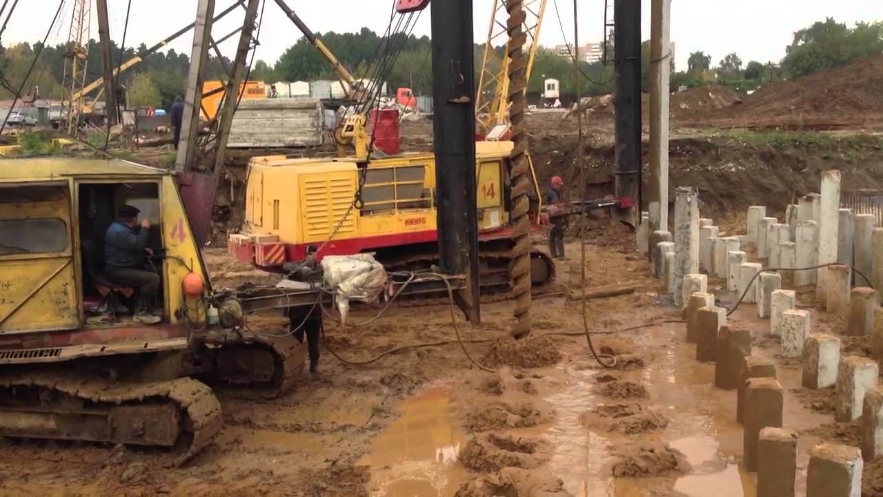 бурение под сваи